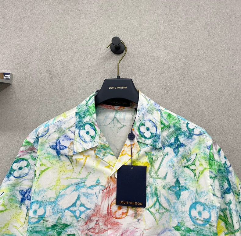 Louis Vuitton Colorful Summer Shirt from Crayon Collection - dmc Size US M / EU 48-50 / 2 - 3 Thumbnail