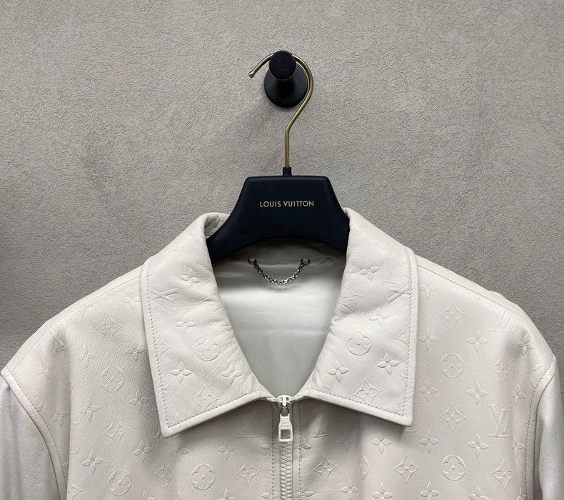 Louis Vuitton Louis Vuitton White Zip-Up Long Sleeve Jacket - dmc Size US L / EU 52-54 / 3 - 4 Thumbnail