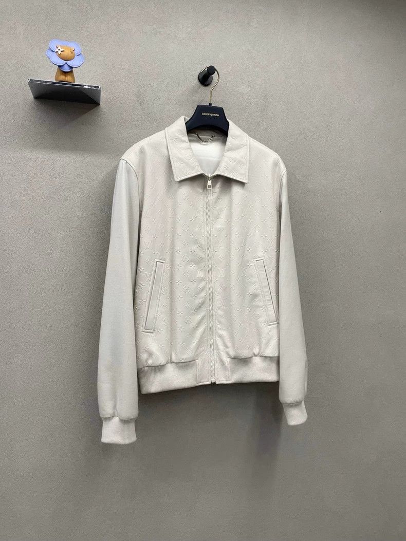 Louis Vuitton Louis Vuitton White Zip-Up Long Sleeve Jacket - dmc Size US L / EU 52-54 / 3 - 3 Thumbnail