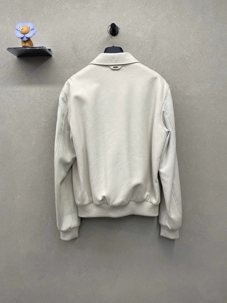 Louis Vuitton Louis Vuitton White Zip-Up Long Sleeve Jacket - dmc Size US L / EU 52-54 / 3 - 2 Thumbnail