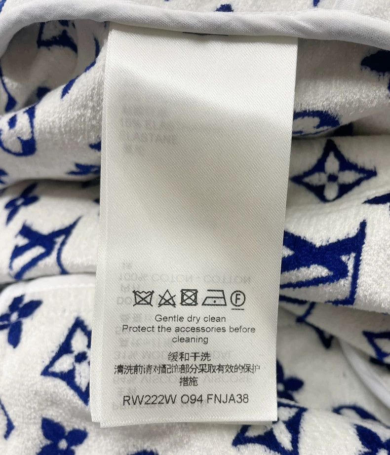 Louis Vuitton Blue Louis Vuitton Patterned Jacket - dmc Size US L / EU 52-54 / 3 - 6 Thumbnail
