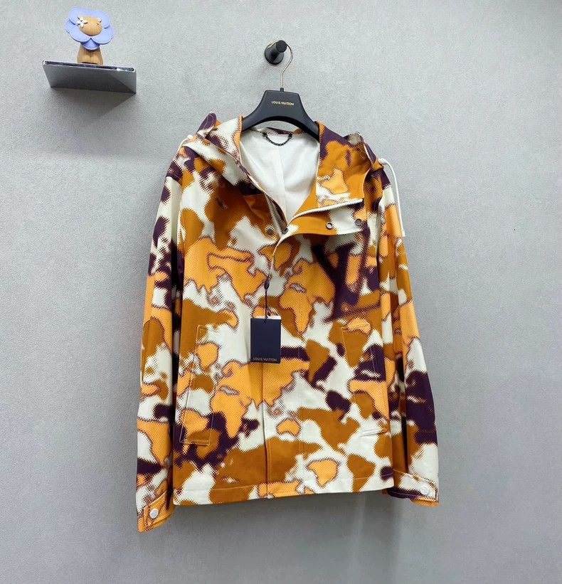 Louis Vuitton New Fire Series Map Print Jacket - dmc Size US L / EU 52-54 / 3 - 3 Thumbnail