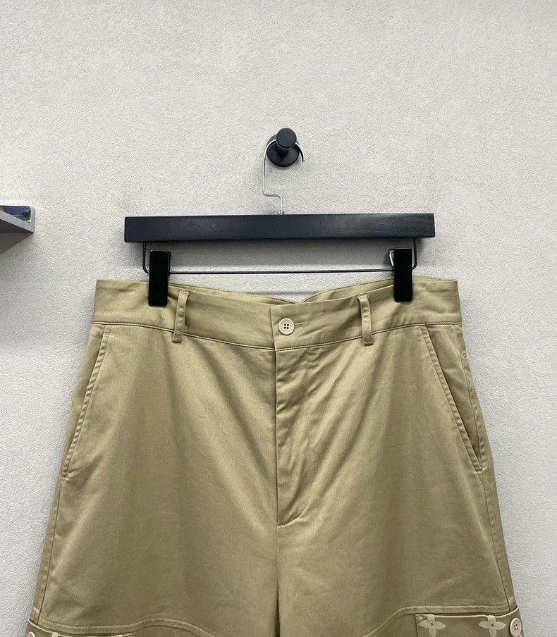 Louis Vuitton Khaki Wide Leg Cargo Pants - dmc Size US 34 / EU 50 - 4 Thumbnail