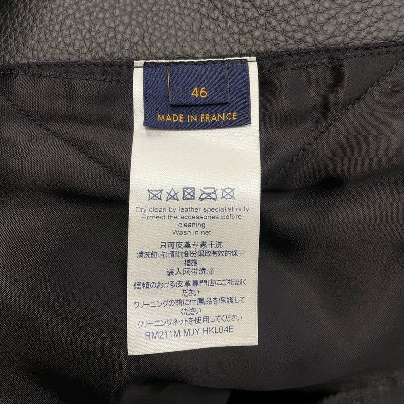 Louis Vuitton Louis Vuitton Black Logo Leather Jacket - dmc Size US L / EU 52-54 / 3 - 5 Thumbnail