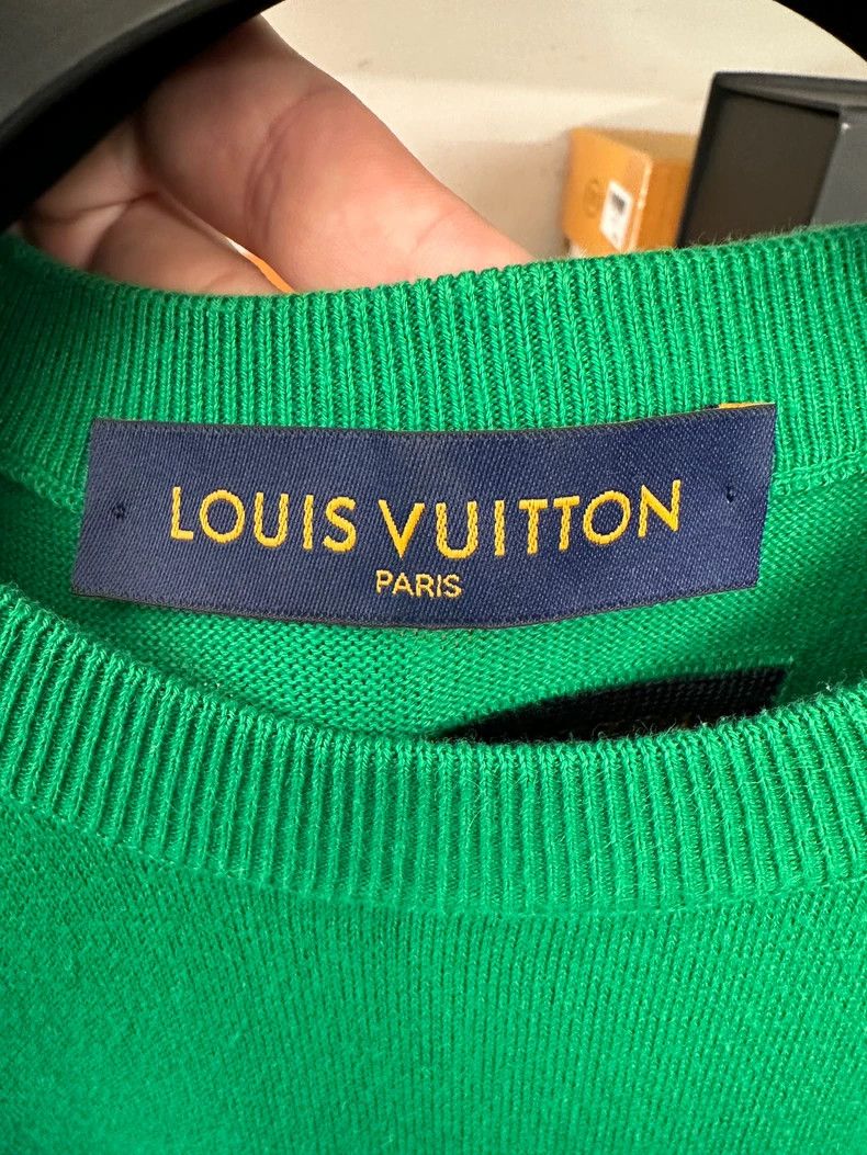 Louis Vuitton Louis Vuitton Green Short Sleeve T-Shirt - dmc Size US XL / EU 56 / 4 - 4 Thumbnail