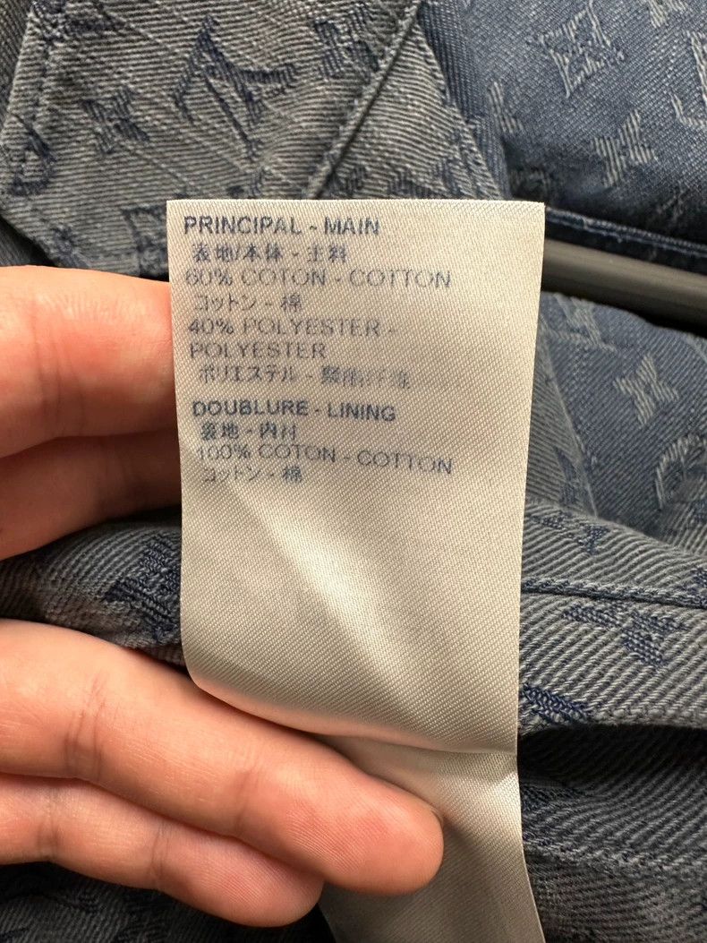 Louis Vuitton LV Monogram Denim Jacket with Classic Style - dmc Size US L / EU 52-54 / 3 - 6 Thumbnail