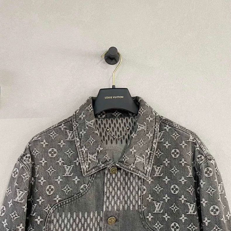 Louis Vuitton Louis Vuitton Nigo Denim Jacket with Print - dmc Size US L / EU 52-54 / 3 - 4 Thumbnail
