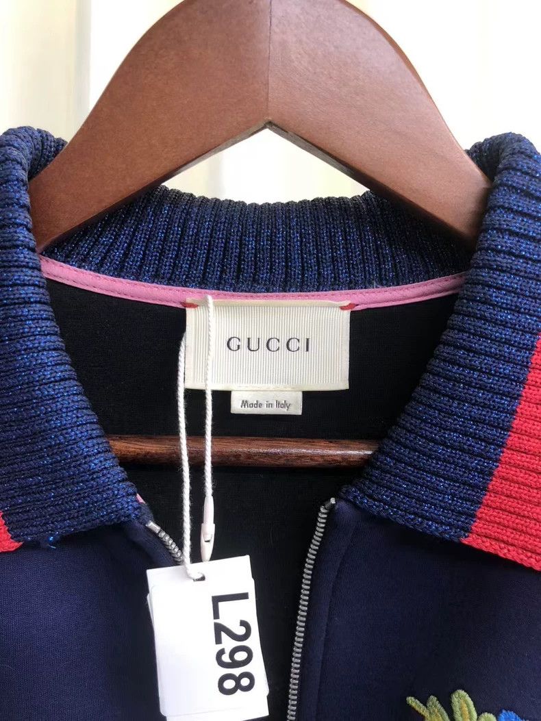 Gucci GUCCI Classic Space Cotton Jacket with Embroidery - dmc Size US L / EU 52-54 / 3 - 3 Thumbnail