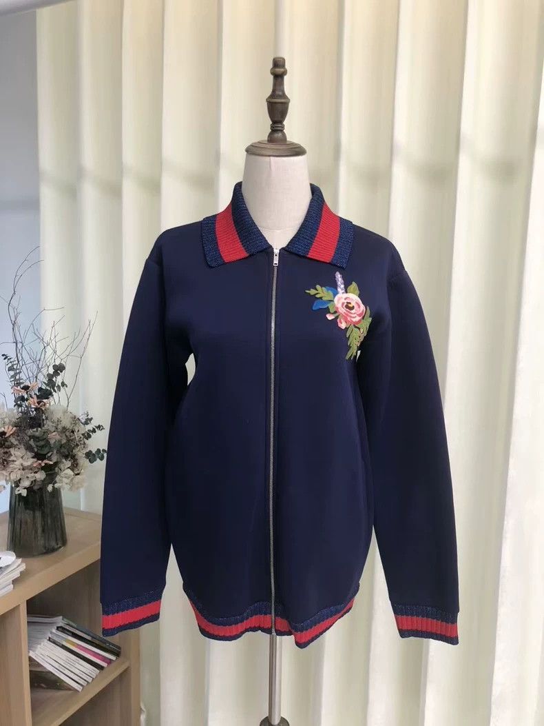 Gucci GUCCI Classic Space Cotton Jacket with Embroidery - dmc Size US L / EU 52-54 / 3 - 6 Thumbnail