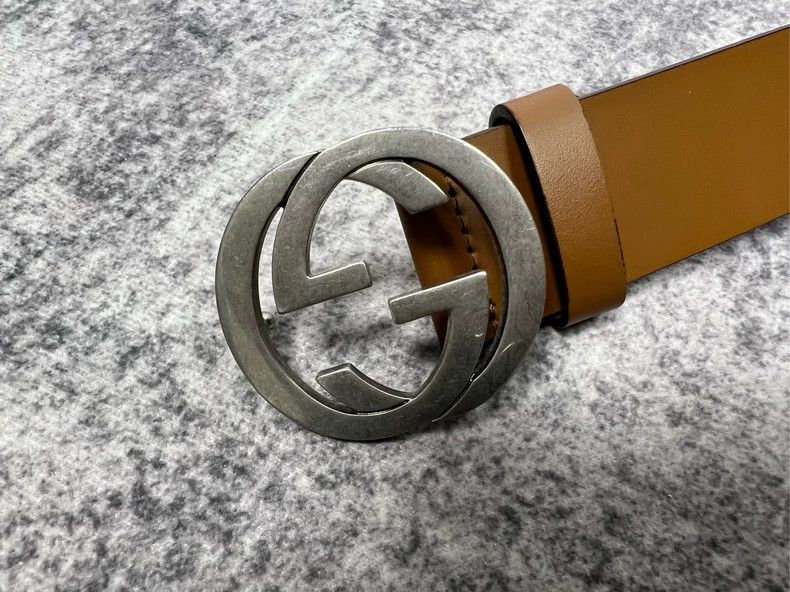 GUCCI Double G Vintage Buckle Waist Belt - dmc