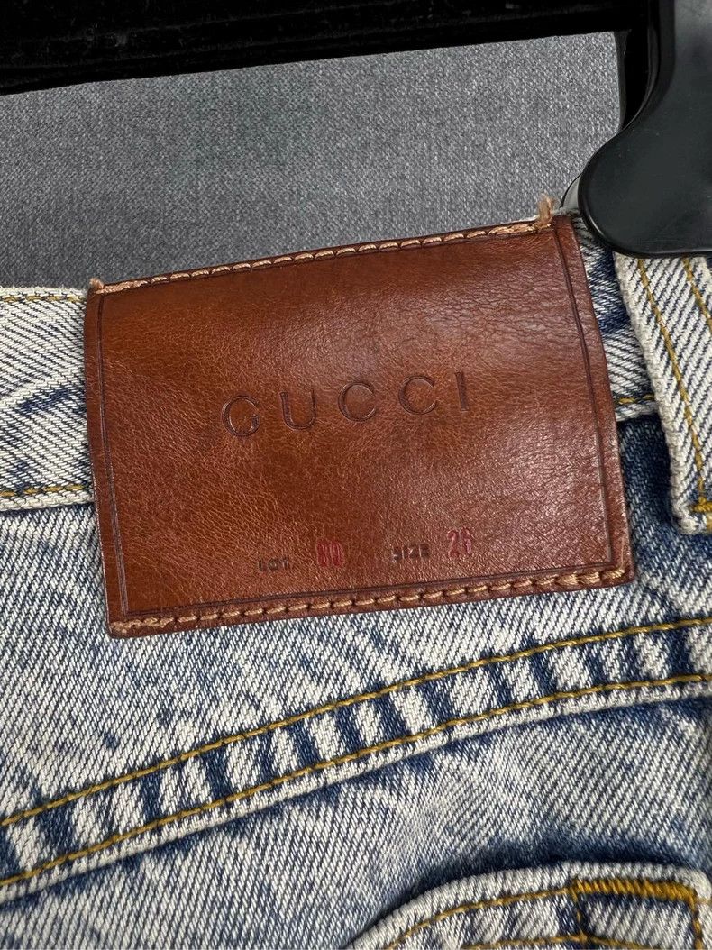 Gucci Gucci Cartoon Embroidered Denim Pants - dmc Size US 26 / EU 42 - 3 Thumbnail