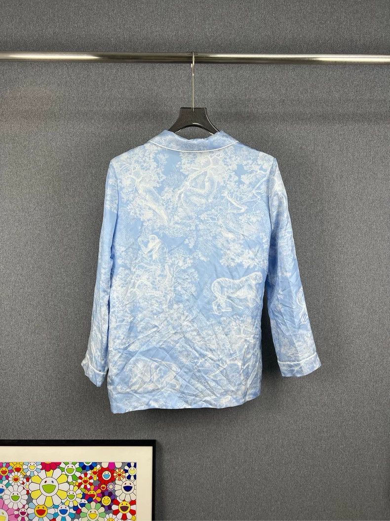 Dior Dior Silk Shirt Jacket with Zoo Print - dmc Size US S / EU 44-46 / 1 - 2 Thumbnail