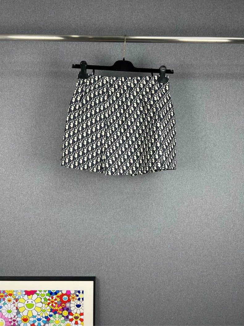 Dior DIOR Logo Print Shorts Skirt Size 38 - dmc Size US 38 / EU 54 - 2 Thumbnail