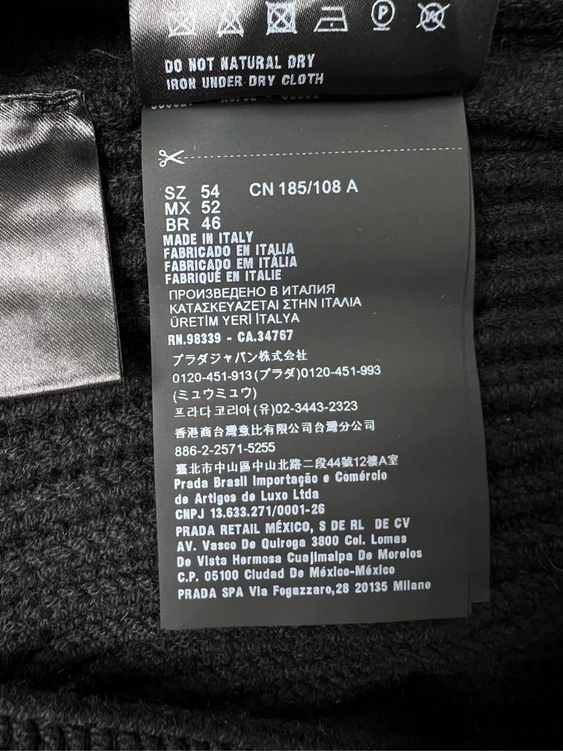 Prada PRADA Cashmere Zip Sweater Jacket - dmc Size US L / EU 52-54 / 3 - 4 Thumbnail
