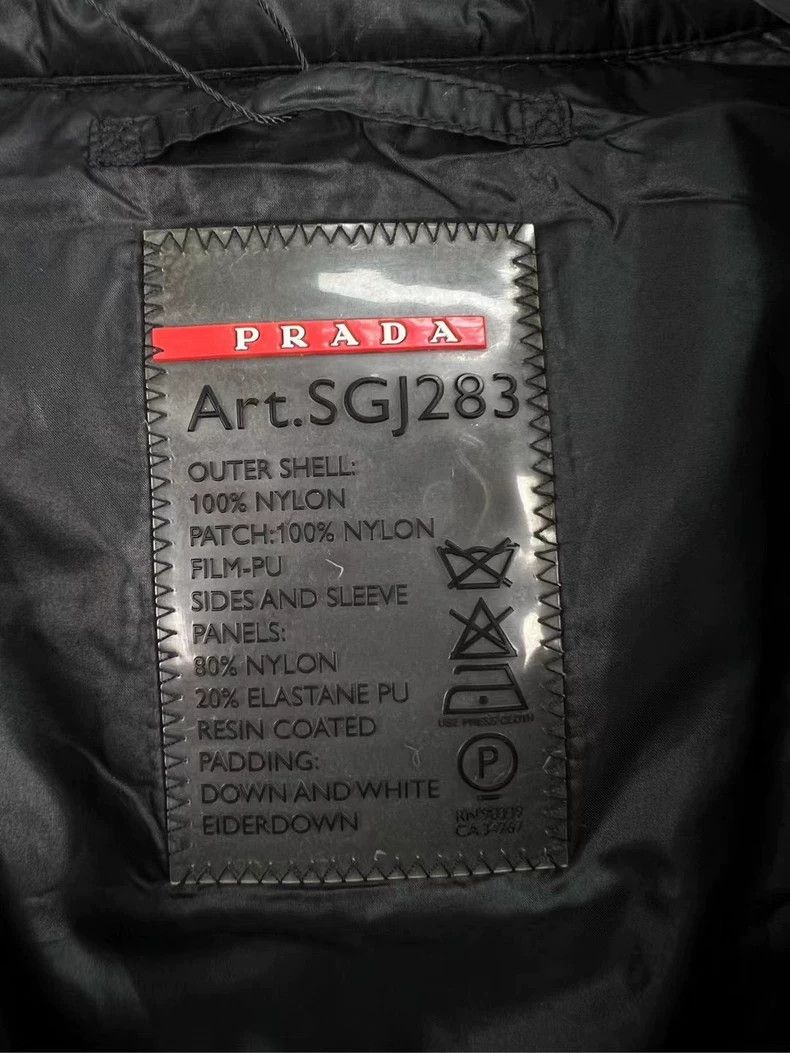 Prada PRADA Down Jacket with Triangle Logo - dmc Size US L / EU 52-54 / 3 - 3 Thumbnail