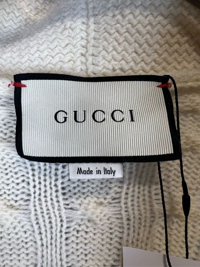 Gucci Gucci Anchor Logo Knit Cardigan Sweater - dmc Size US S / EU 44-46 / 1 - 4 Thumbnail