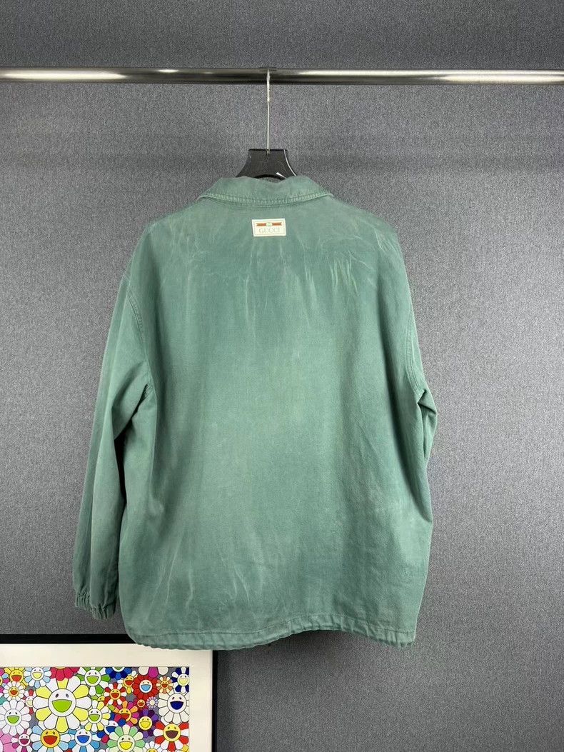 Gucci Gucci Red Green Denim Jacket - dmc Size US M / EU 48-50 / 2 - 2 Thumbnail