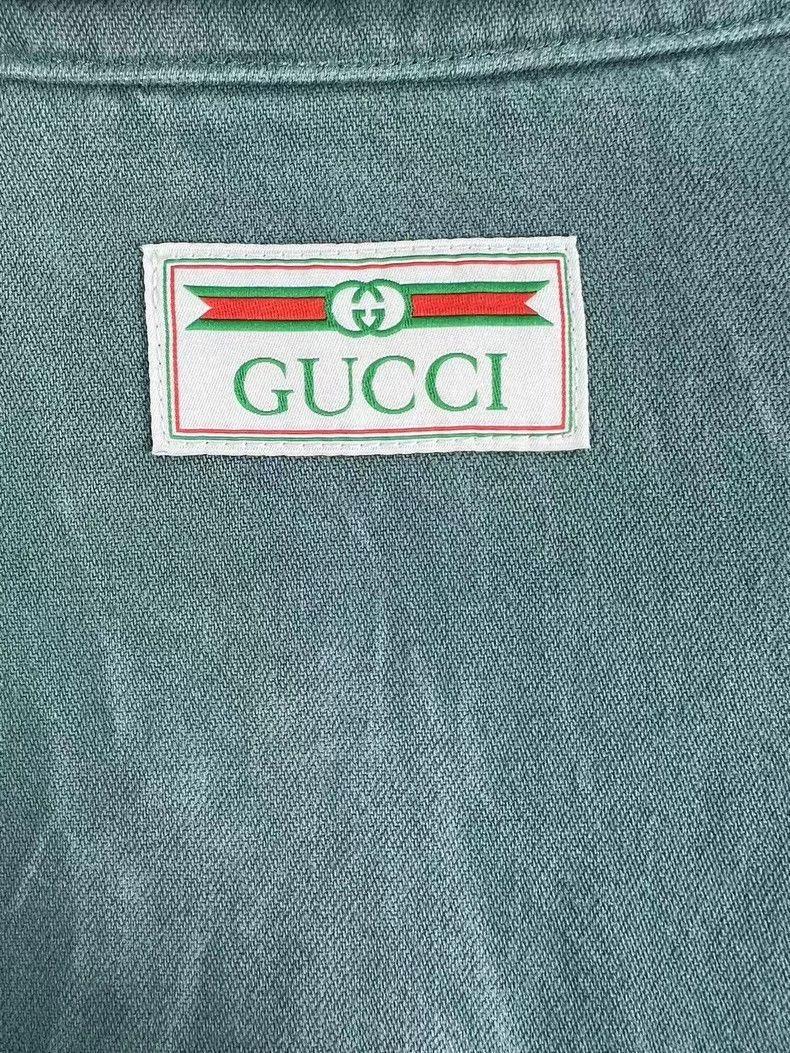 Gucci Gucci Red Green Denim Jacket - dmc Size US M / EU 48-50 / 2 - 3 Thumbnail
