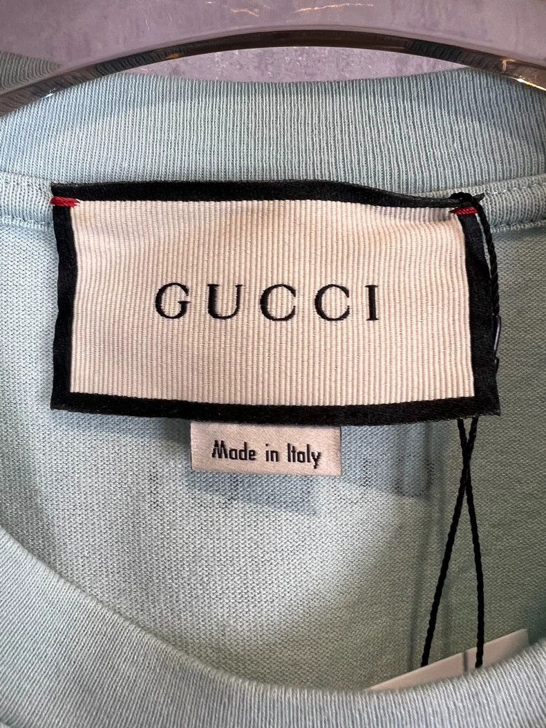 Gucci Gucci Embroidered Rabbit Short Sleeve T-Shirt - dmc Size US XXS / EU 40 - 4 Thumbnail
