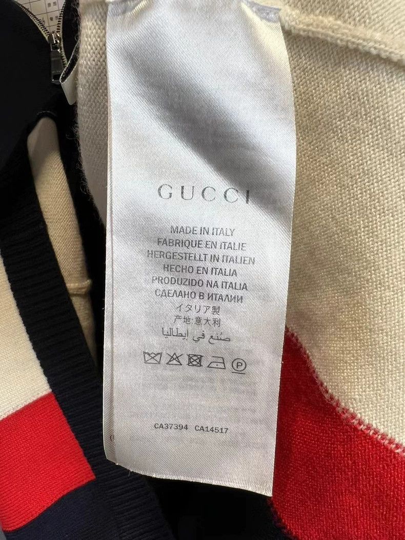 Gucci Gucci Logo Zip Knit Jacket Wool - dmc Size US XL / EU 56 / 4 - 5 Thumbnail