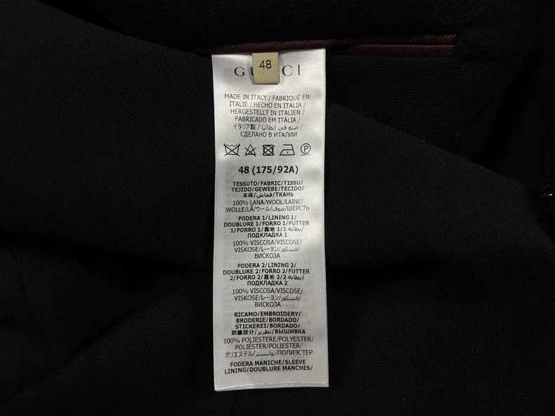 Gucci Gucci New Logo Embroidered Blazer Suit 48 - dmc Size US L / EU 52-54 / 3 - 7 Thumbnail