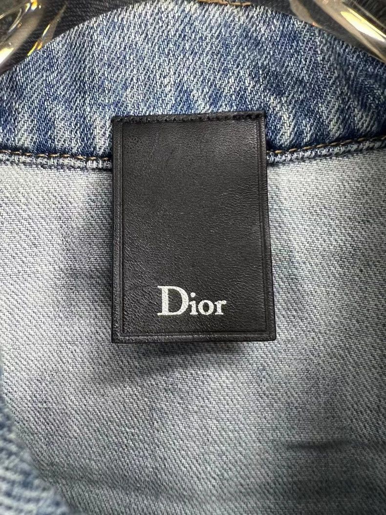 Dior Dior Camellia Embroidered Denim Jacket - dmc Size US L / EU 52-54 / 3 - 4 Thumbnail