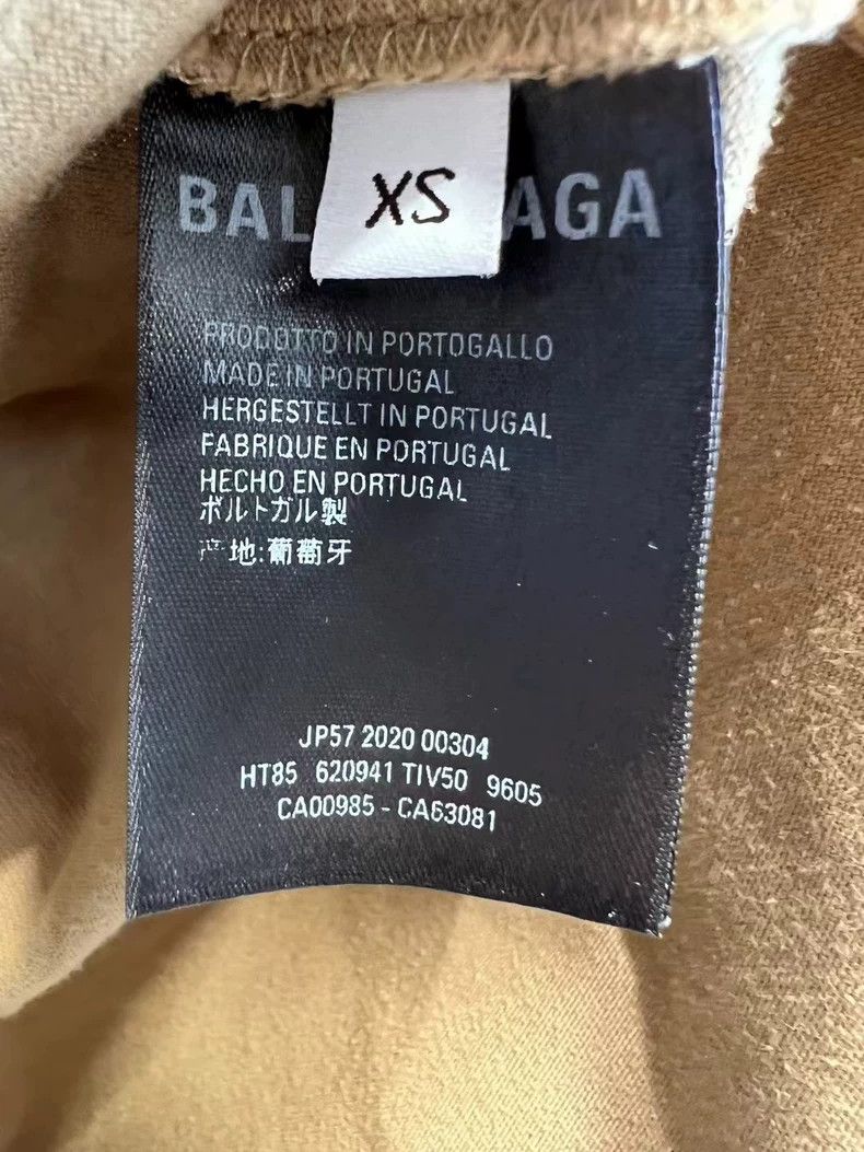 Balenciaga BALENCIAGA Khaki Short Sleeve Shirt - dmc Size US XS / EU 42 / 0 - 5 Thumbnail