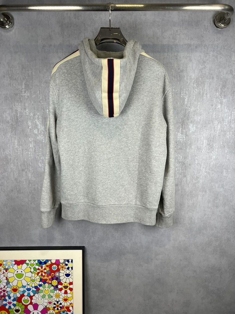 Gucci Gucci Logo Zip-Up Jacket in Light Gray - dmc Size US M / EU 48-50 / 2 - 2 Thumbnail
