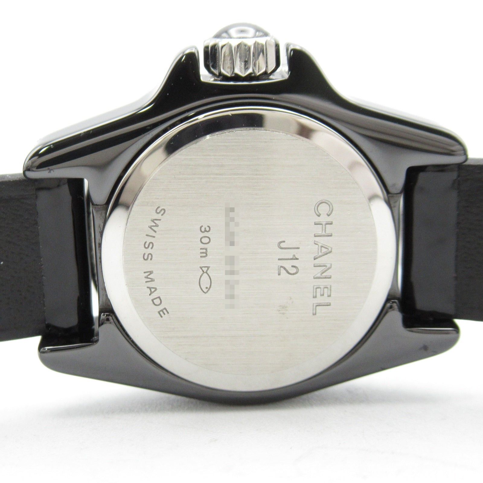 Chanel Chanel J12 Xs Women Watch Quartz Ceramic Leather Belt Black Size ONE SIZE - 6 Thumbnail