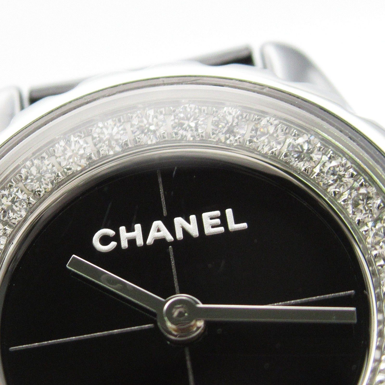 Chanel Chanel J12 Xs Women Watch Quartz Ceramic Leather Belt Black Size ONE SIZE - 9 Thumbnail