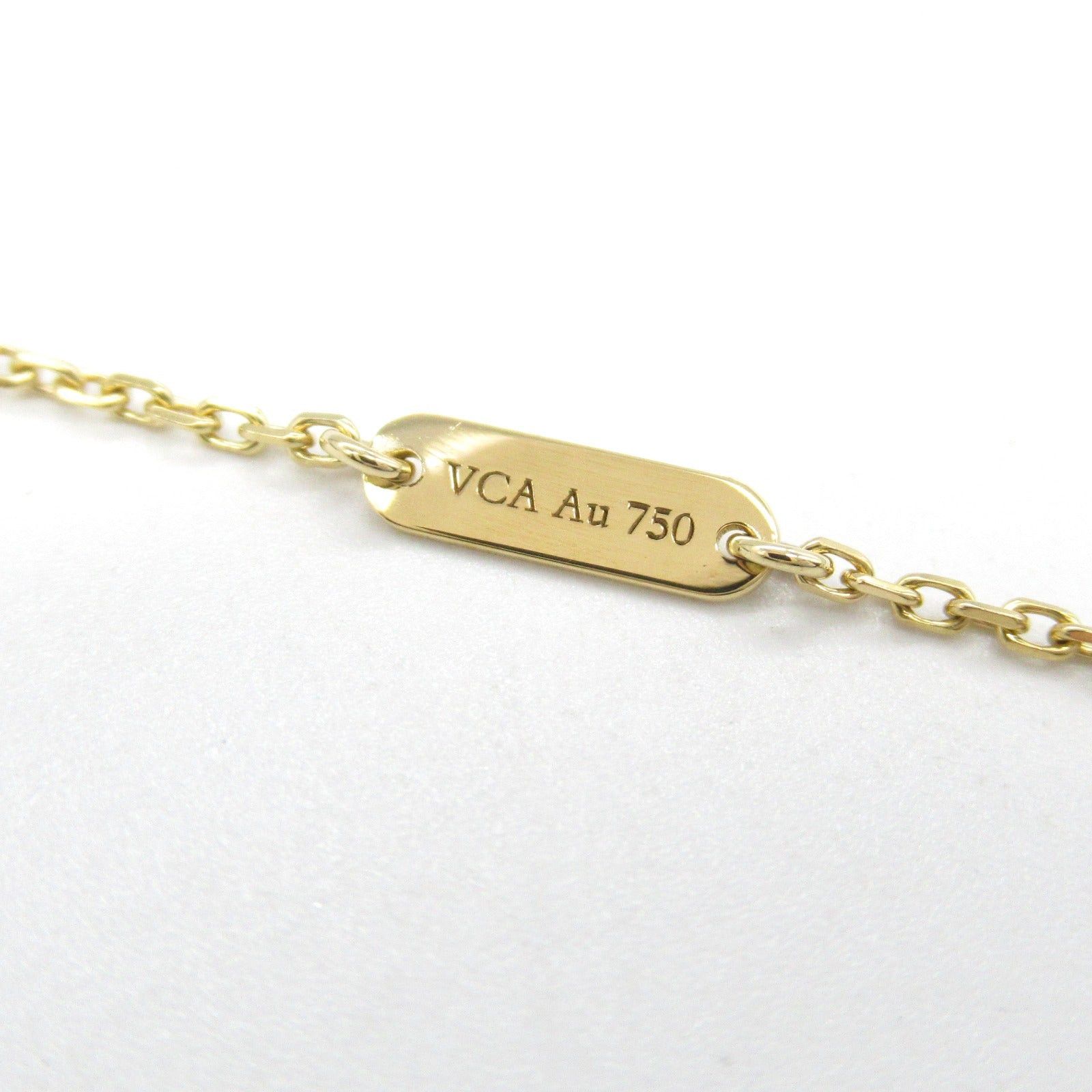 Van Cleef & Arpels Van Cleef Arpels Alhambra Necklace Onyx K18 (Yellow Gold) Black Size ONE SIZE - 4 Thumbnail