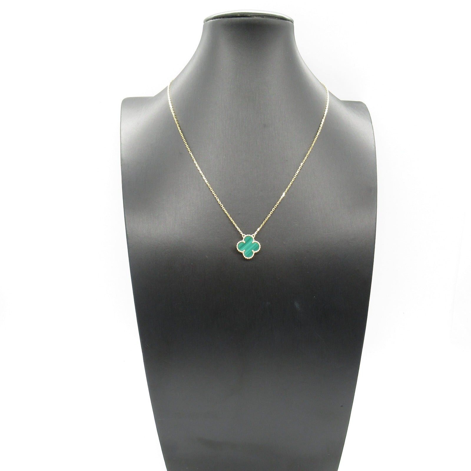 Van Cleef & Arpels Van Cleef Arpels Alhambra Necklace Malachite K18 (Yellow Gold) Green Size ONE SIZE - 6 Thumbnail