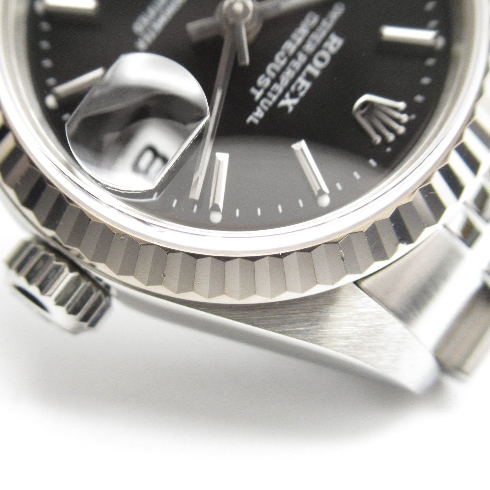 Rolex Rolex Datejust F Women Watch Automatic Winding K18Wg (White Gold) Stainless Steel Black Ba Size ONE SIZE - 10 Thumbnail