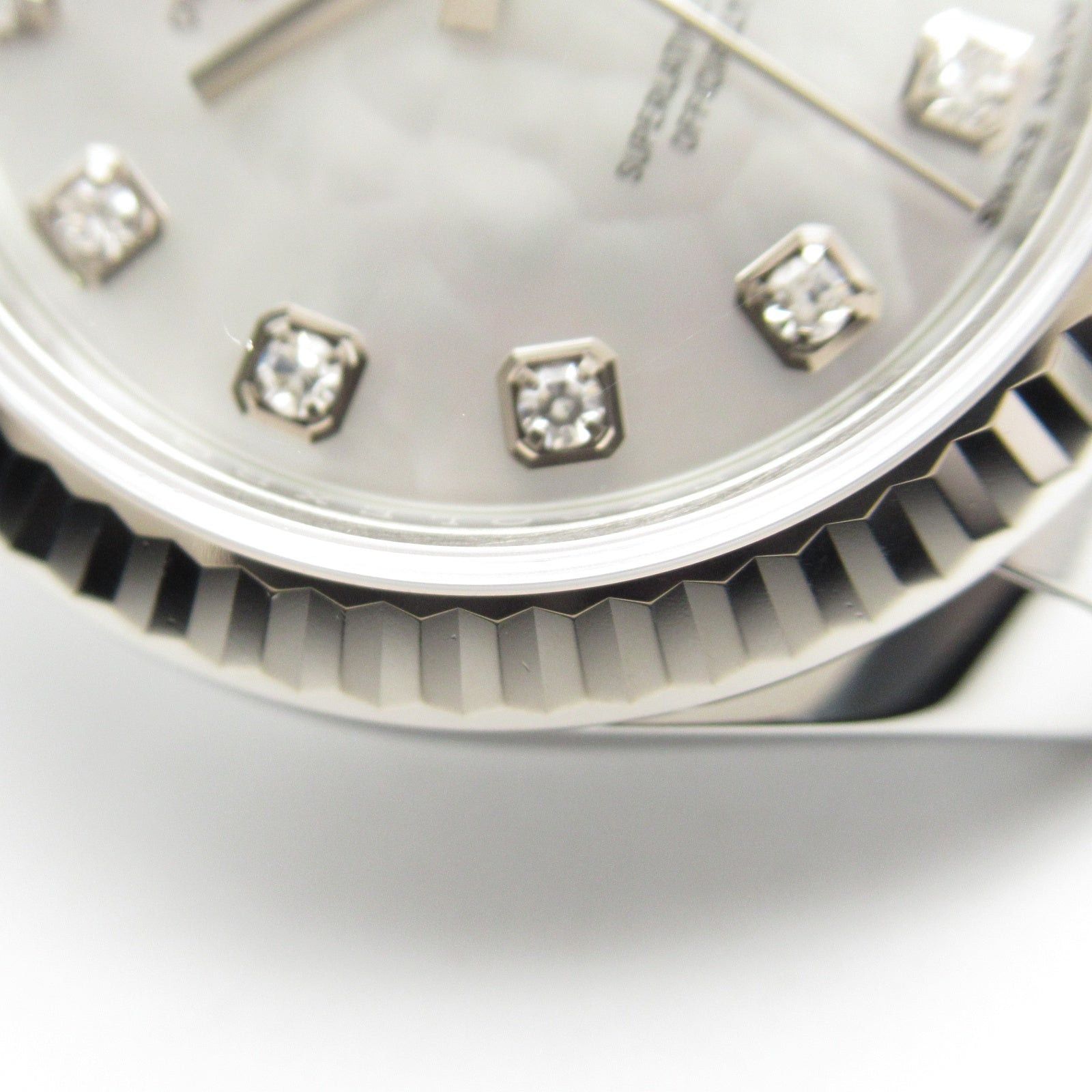 Rolex Rolex Datejust 10P Diamond Random Number Women Watch Automatic Winding K18Wg (White Gold) Stainless Steel White Wh Shell/Np Size ONE SIZE - 13 Thumbnail