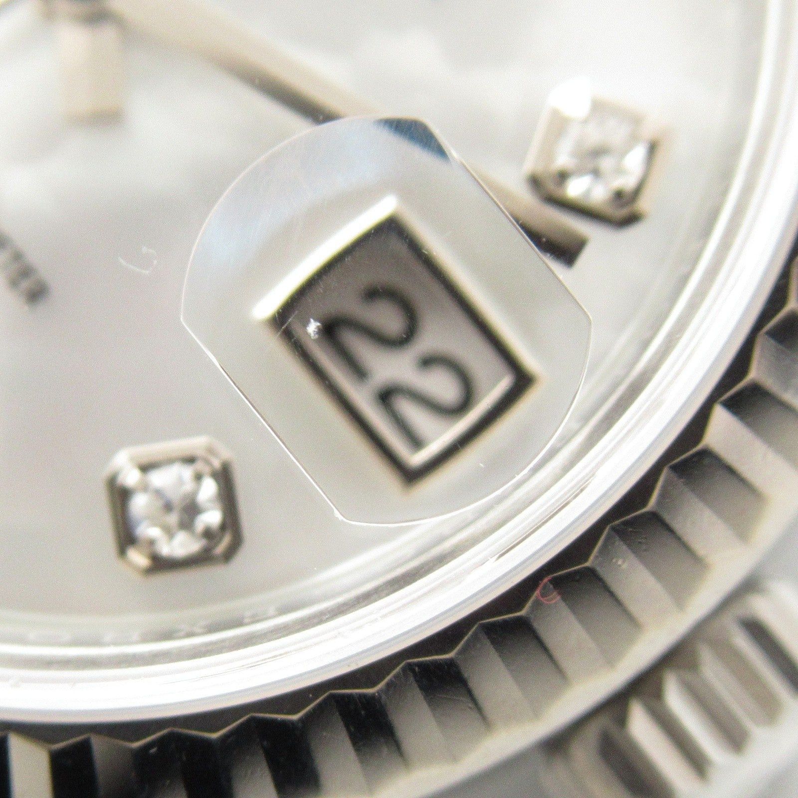 Rolex Rolex Datejust 10P Diamond Random Number Women Watch Automatic Winding K18Wg (White Gold) Stainless Steel White Wh Shell/Np Size ONE SIZE - 12 Thumbnail