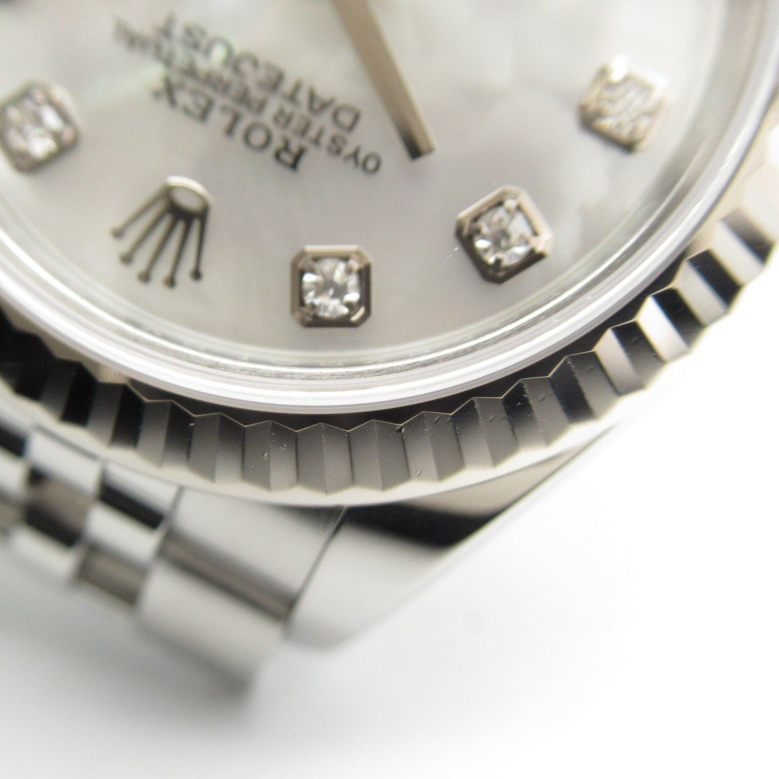 Rolex Rolex Datejust 10P Diamond Random Number Women Watch Automatic Winding K18Wg (White Gold) Stainless Steel White Wh Shell/Np Size ONE SIZE - 15 Thumbnail