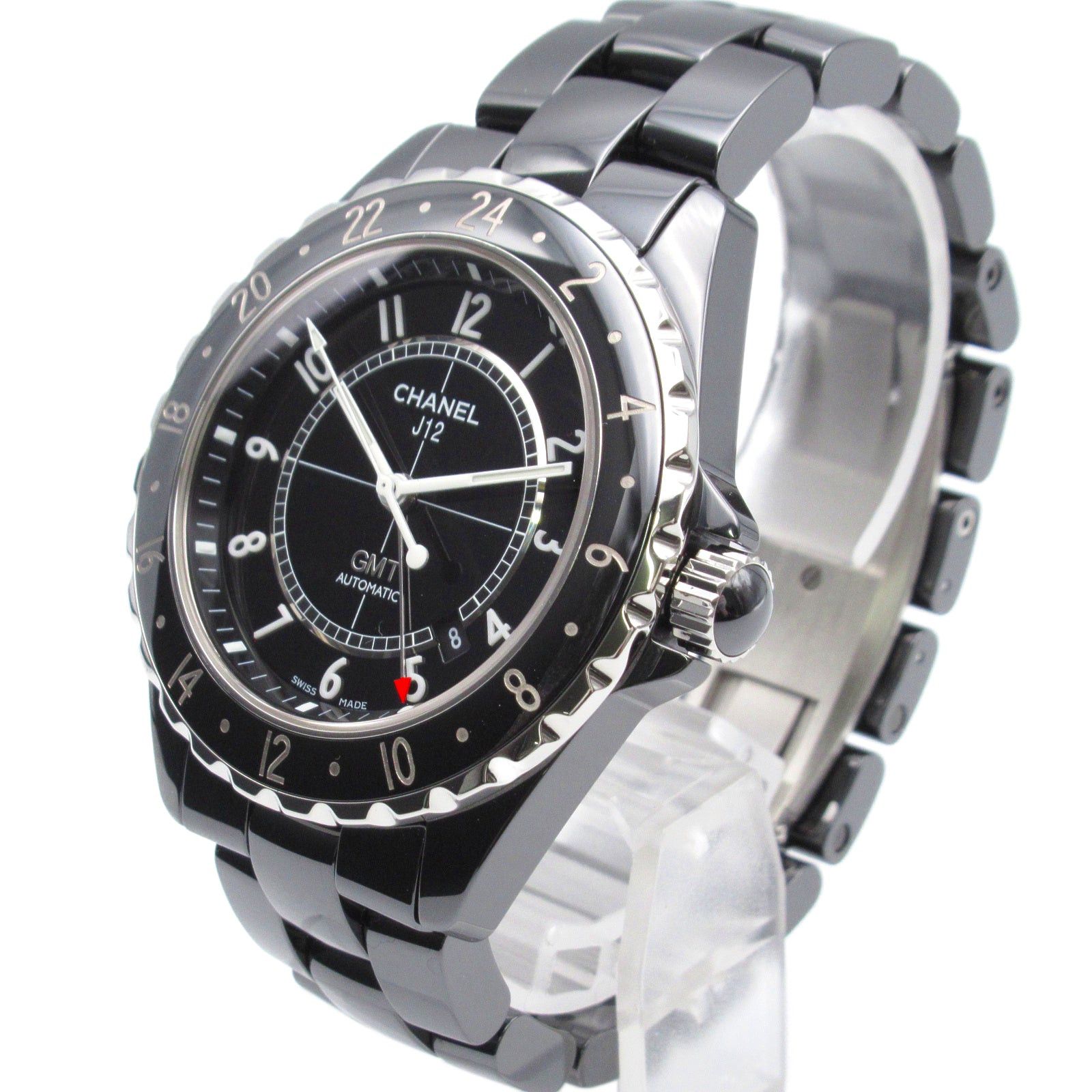 Chanel Chanel J12 Gmt Mens Watch Automatic Winding Ceramic Black Size ONE SIZE - 2 Thumbnail