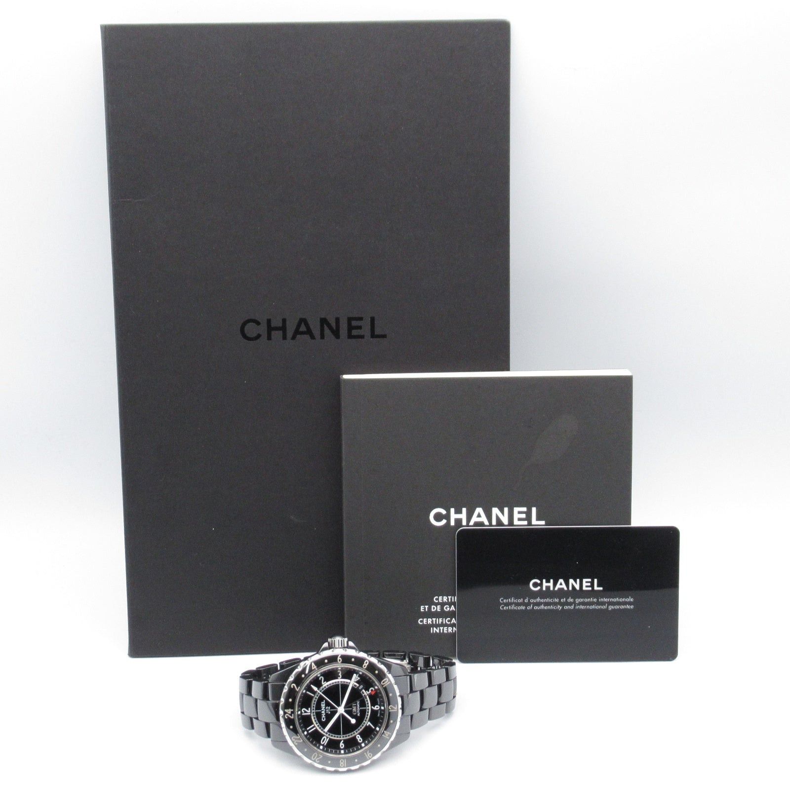 Chanel Chanel J12 Gmt Mens Watch Automatic Winding Ceramic Black Size ONE SIZE - 10 Thumbnail