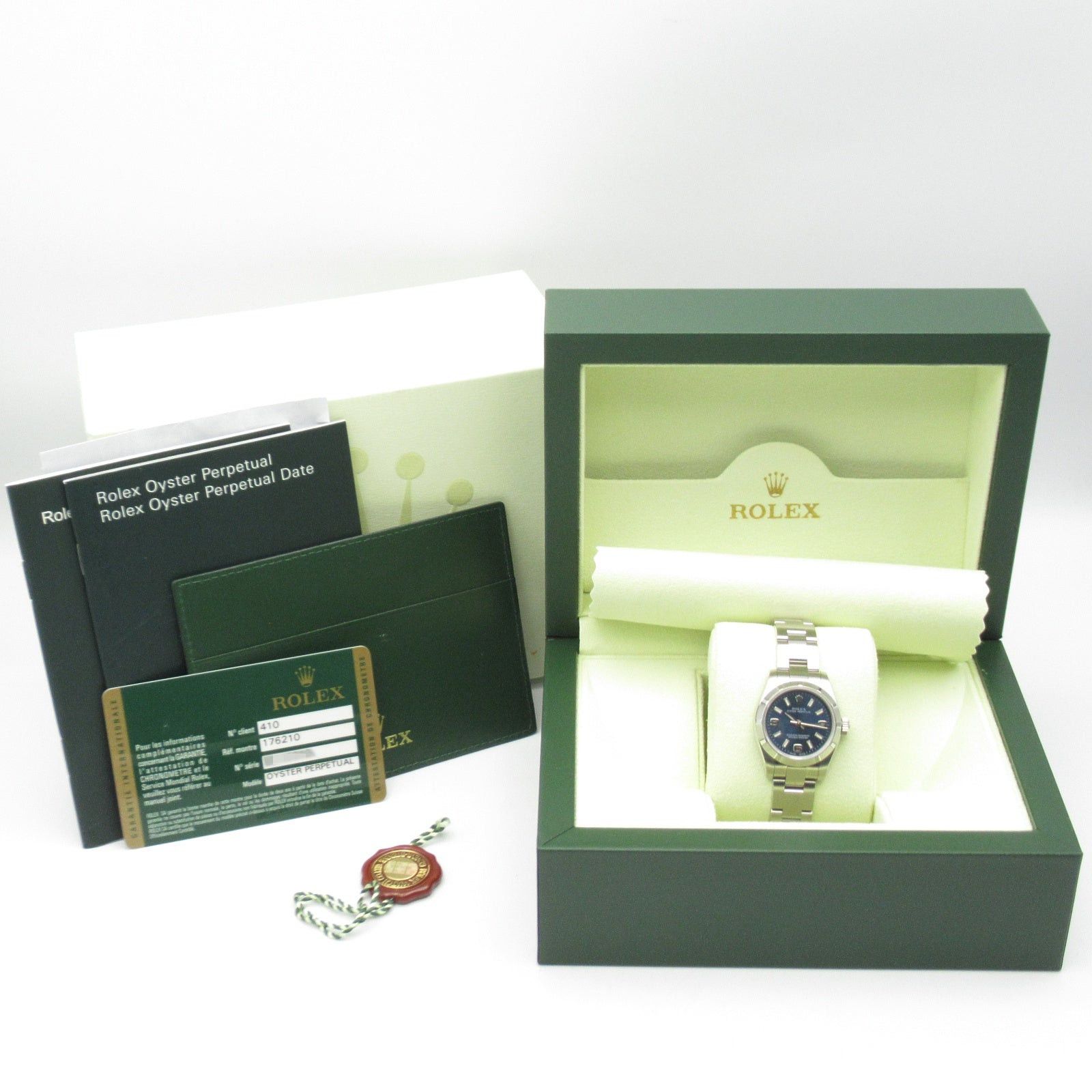 Rolex Rolex Oyster Perpetual M Number Women Watch Automatic Winding Stainless Steel Blue Size ONE SIZE - 11 Thumbnail