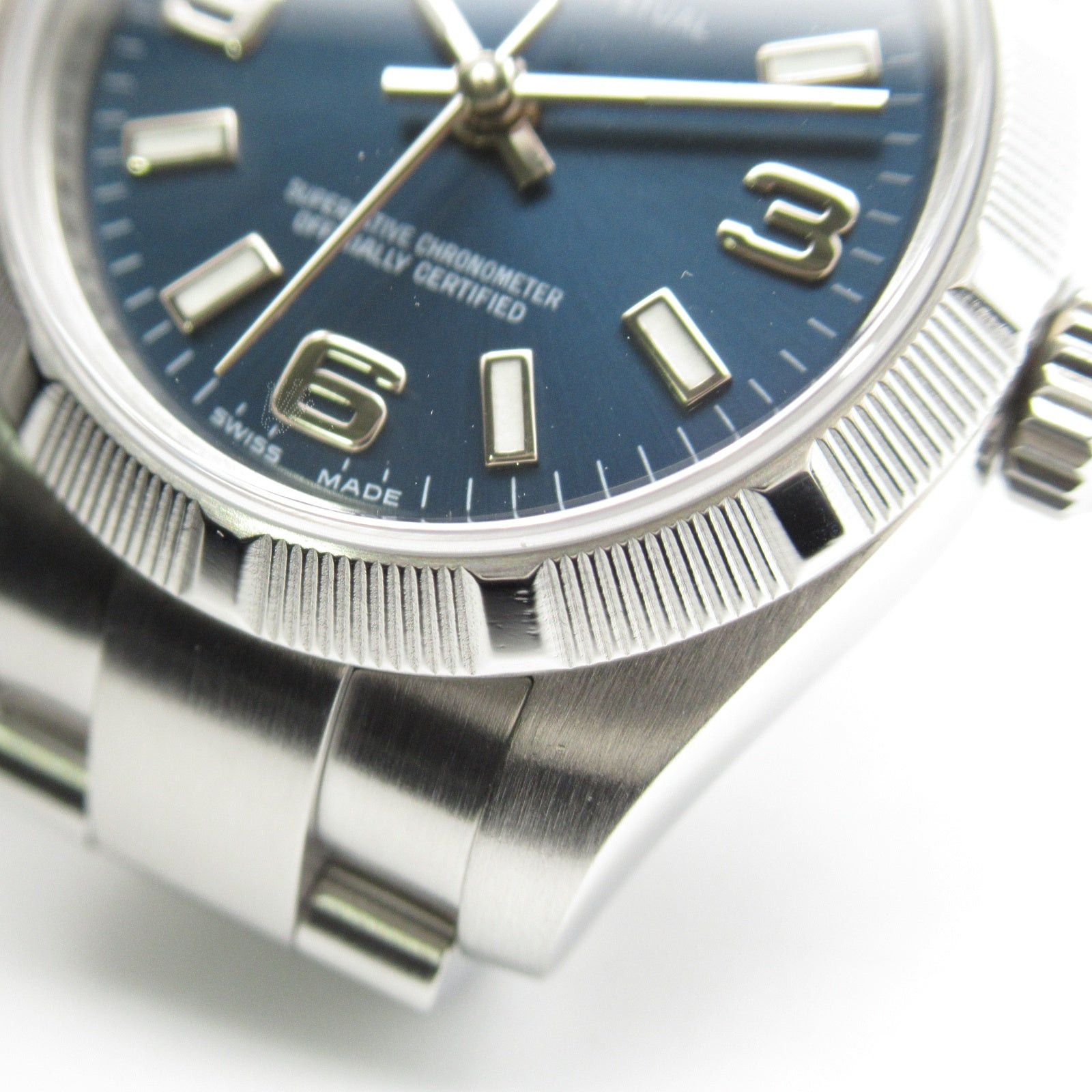 Rolex Rolex Oyster Perpetual M Number Women Watch Automatic Winding Stainless Steel Blue Size ONE SIZE - 15 Thumbnail