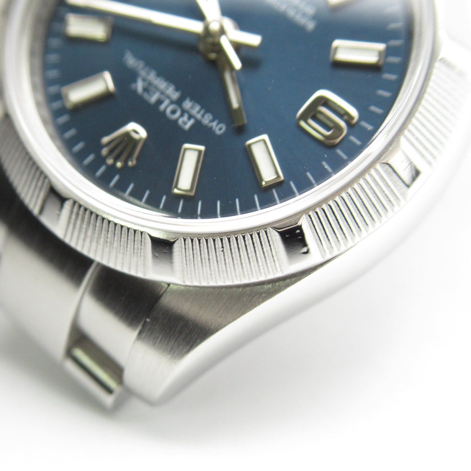 Rolex Rolex Oyster Perpetual M Number Women Watch Automatic Winding Stainless Steel Blue Size ONE SIZE - 14 Thumbnail