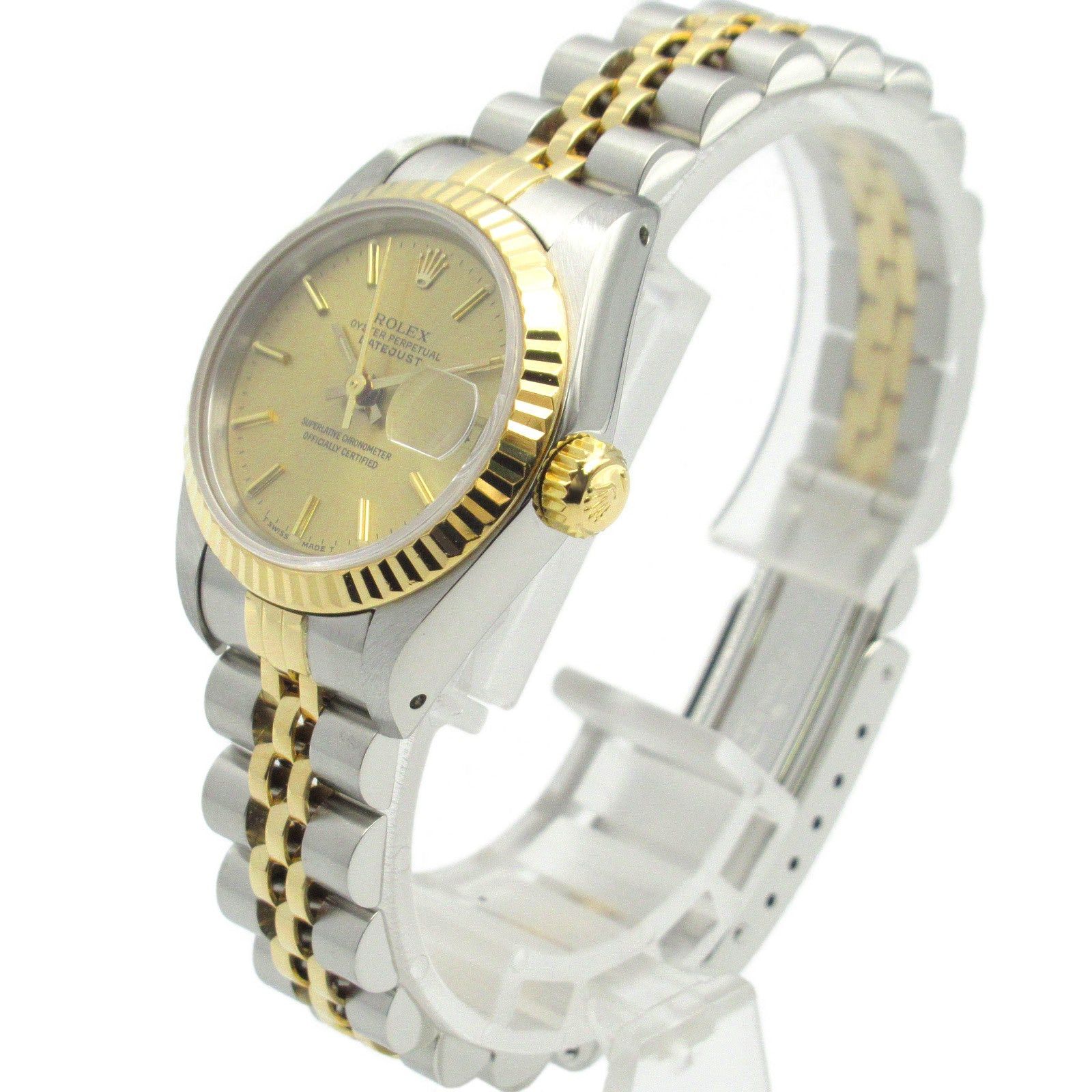Rolex Rolex Datejust R Number Women Watch Automatic Winding K18 (Yellow Gold) Stainless Steel Gold Ch/Ba Size ONE SIZE - 2 Thumbnail