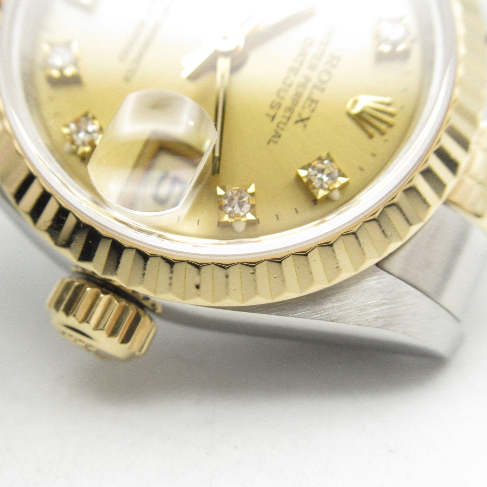 Rolex Rolex Datejust 10P Diamond S Number Women Watch Automatic Winding K18 (Yellow Gold) Stainless Steel Gold Ch/Qp Size ONE SIZE - 13 Thumbnail