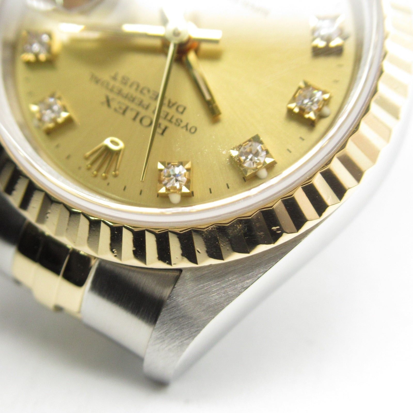 Rolex Rolex Datejust 10P Diamond S Number Women Watch Automatic Winding K18 (Yellow Gold) Stainless Steel Gold Ch/Qp Size ONE SIZE - 14 Thumbnail