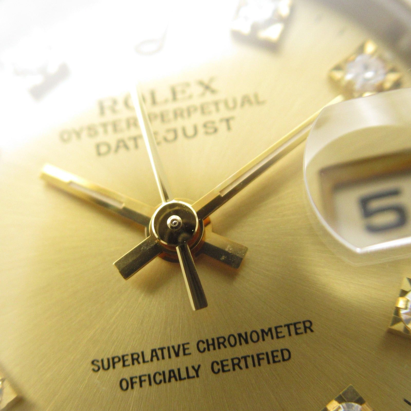 Rolex Rolex Datejust 10P Diamond S Number Women Watch Automatic Winding K18 (Yellow Gold) Stainless Steel Gold Ch/Qp Size ONE SIZE - 11 Thumbnail