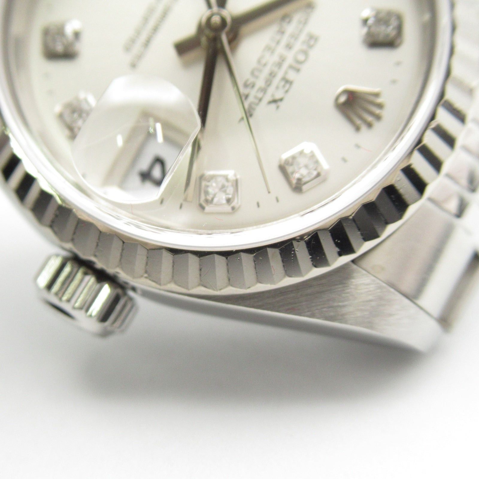 Rolex Rolex Datejust 10P Diamond A Women Watch Automatic Winding K18Wg (White Gold) Stainless Steel Silver Np Size ONE SIZE - 13 Thumbnail
