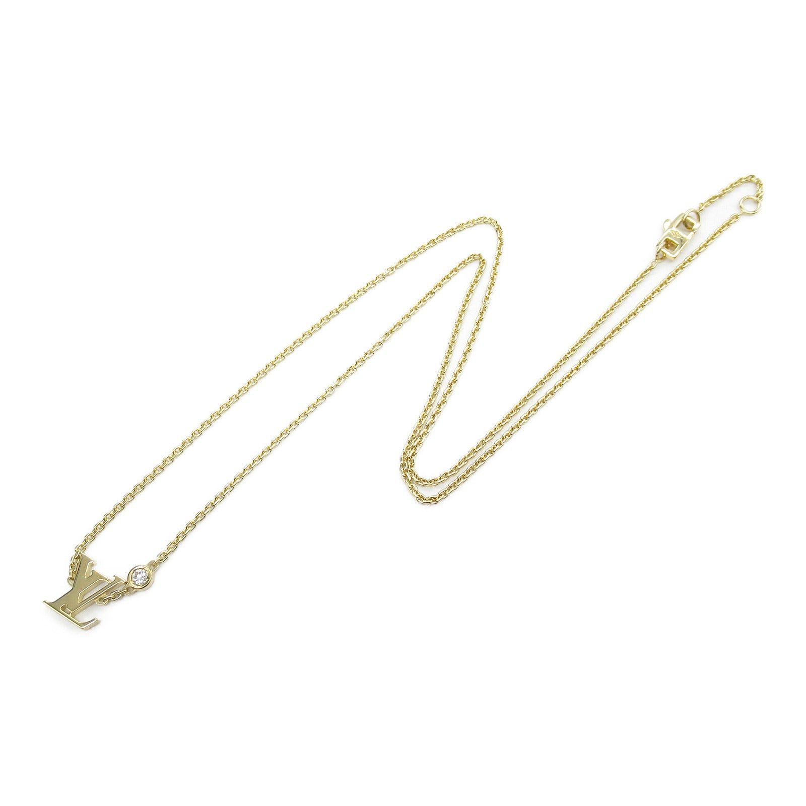 Louis Vuitton Louis Vuitton Idir Blossom Necklace 1Pd K18 (Yellow Gold) Diamond Clear Size ONE SIZE - 3 Thumbnail