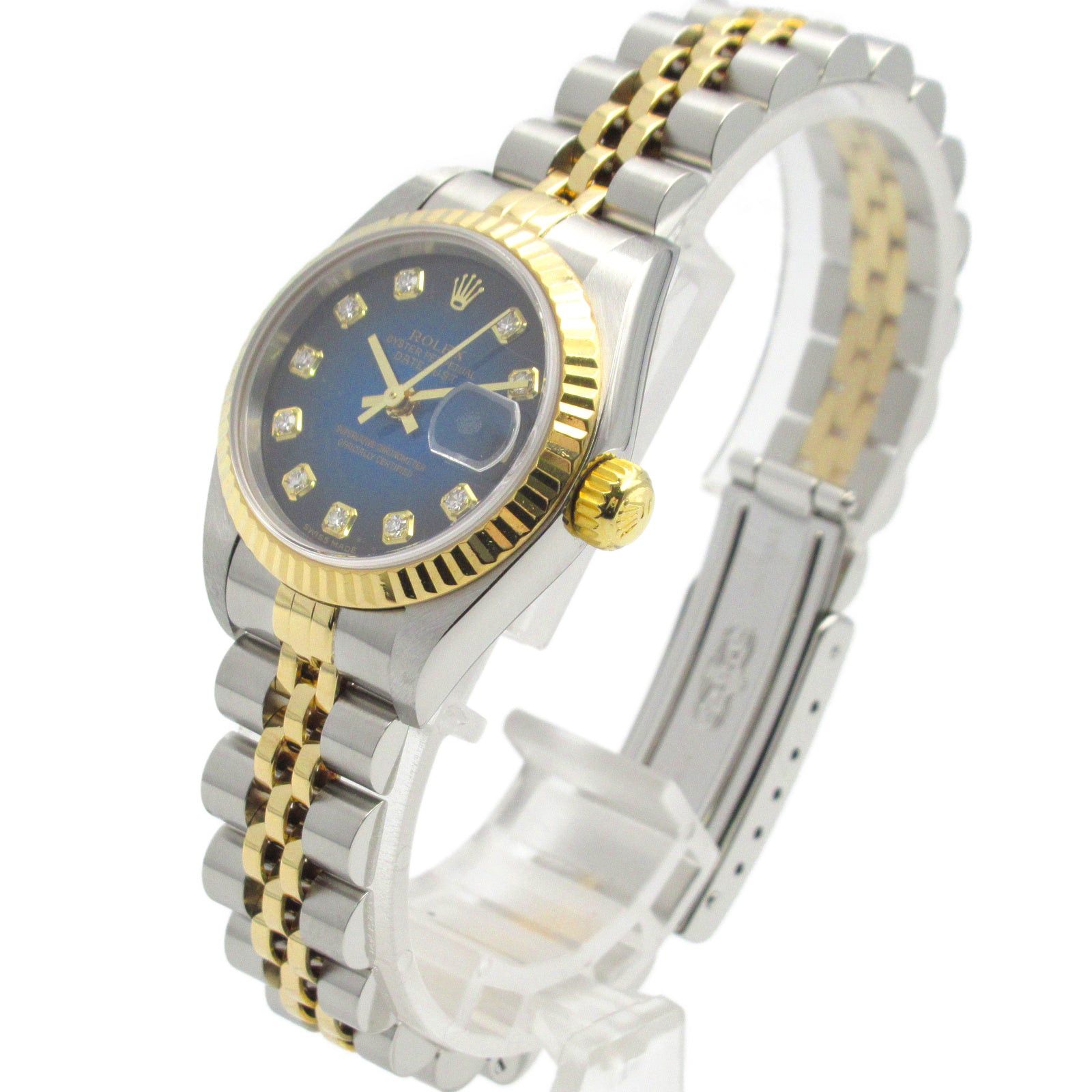 Rolex Rolex Datejust 10P Diamond Y Number Women Watch Automatic Winding Stainless Steel Blue Bg/Np Size ONE SIZE - 2 Thumbnail
