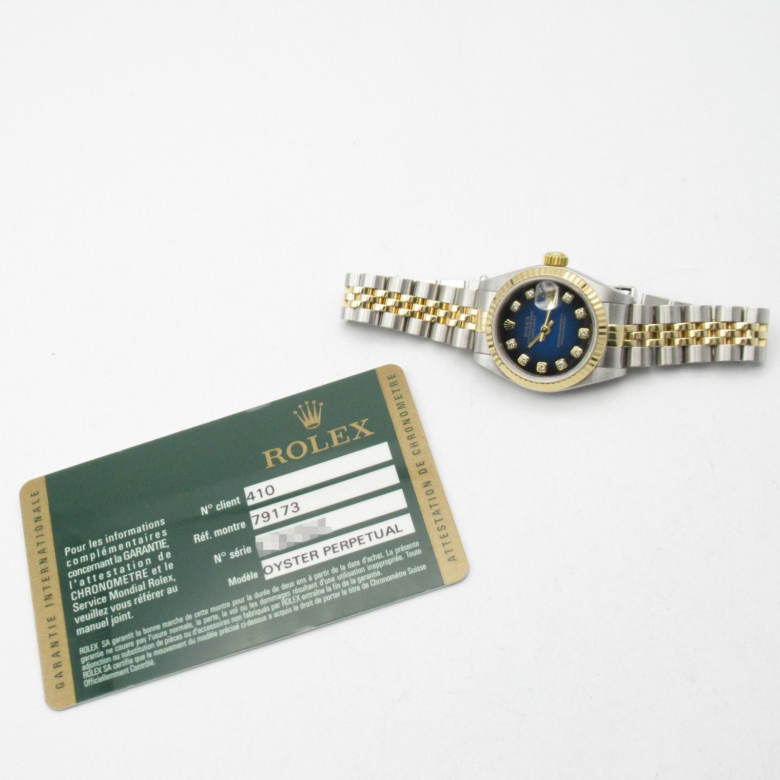 Rolex Rolex Datejust 10P Diamond Y Number Women Watch Automatic Winding Stainless Steel Blue Bg/Np Size ONE SIZE - 10 Thumbnail