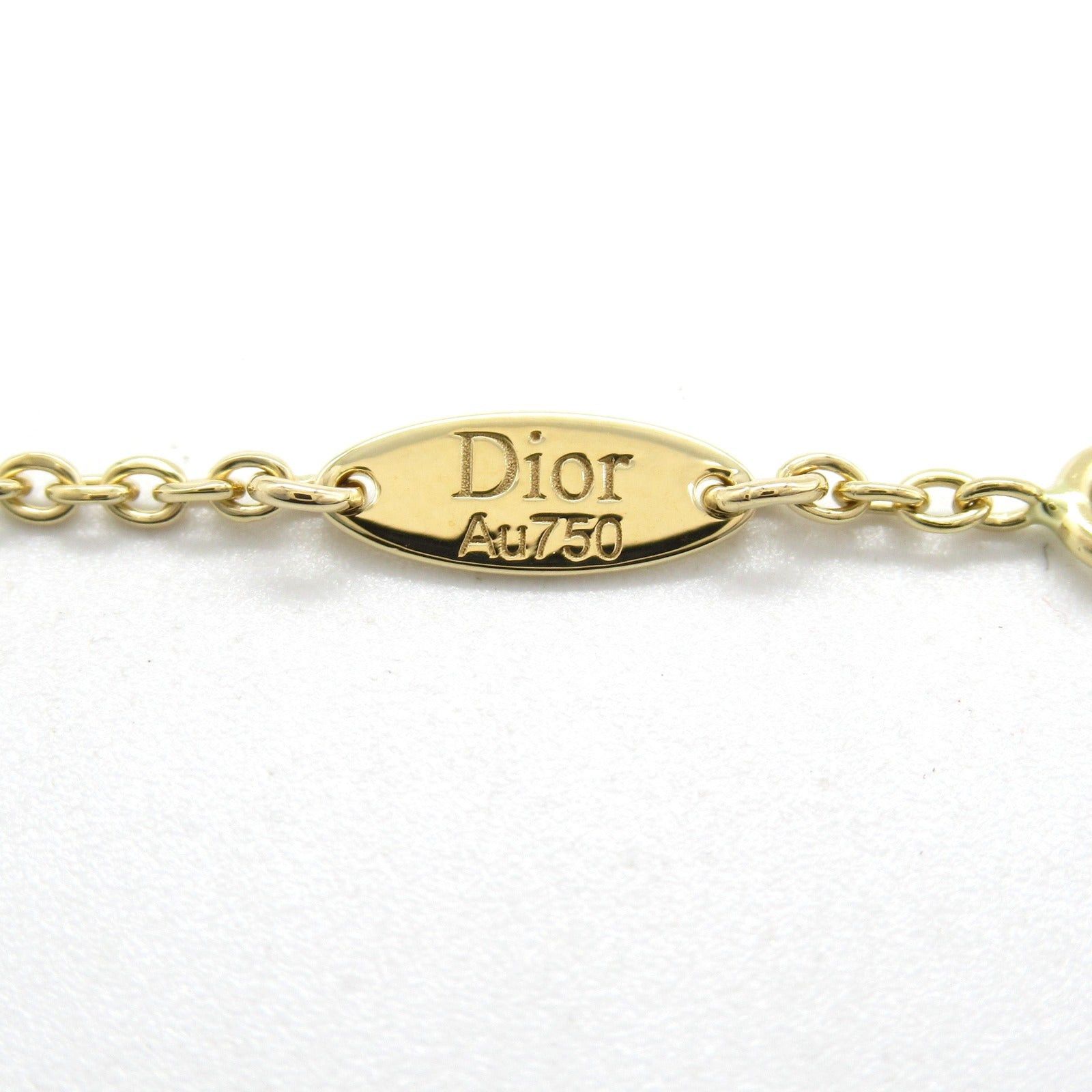 Dior Dior Rose Thevan Mother Of Pearl Necklace Diamond K18 (Yellow Gold) Clear White Size ONE SIZE - 4 Thumbnail